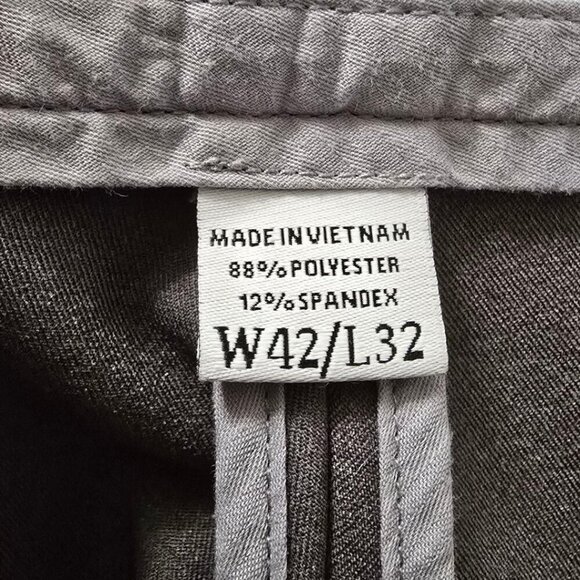 FootJoy Gray Performance Straight Leg Golf Pants Sz 42x32 - Picture 8 of 10